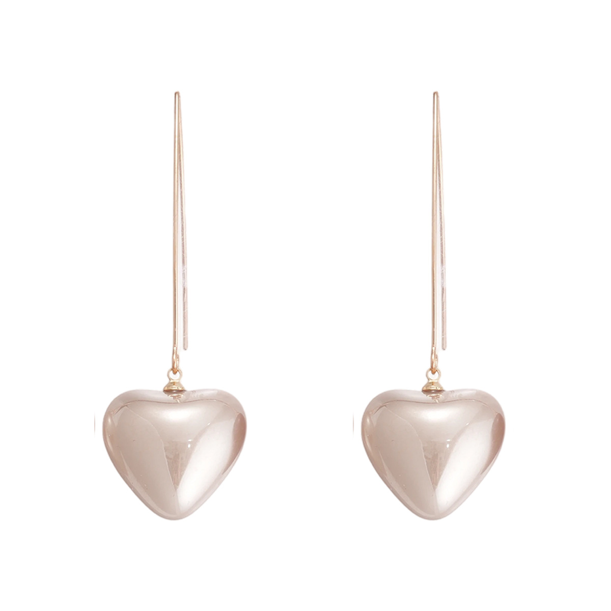 Europa y América retro transfronteriza perla amor gancho de orejas vacacionales estilo de estilo elegante pendientes nicho de alta calidad pendientes para mujeres