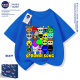 NASA Joint New Children's sprunki Short Sleeve Top Boys' and Boys' Rhythm Box Half Sleeve Baby Base Shirt