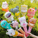 大号手持打击棒太空人恐龙主题地推小礼品儿童生日公主卡通气球