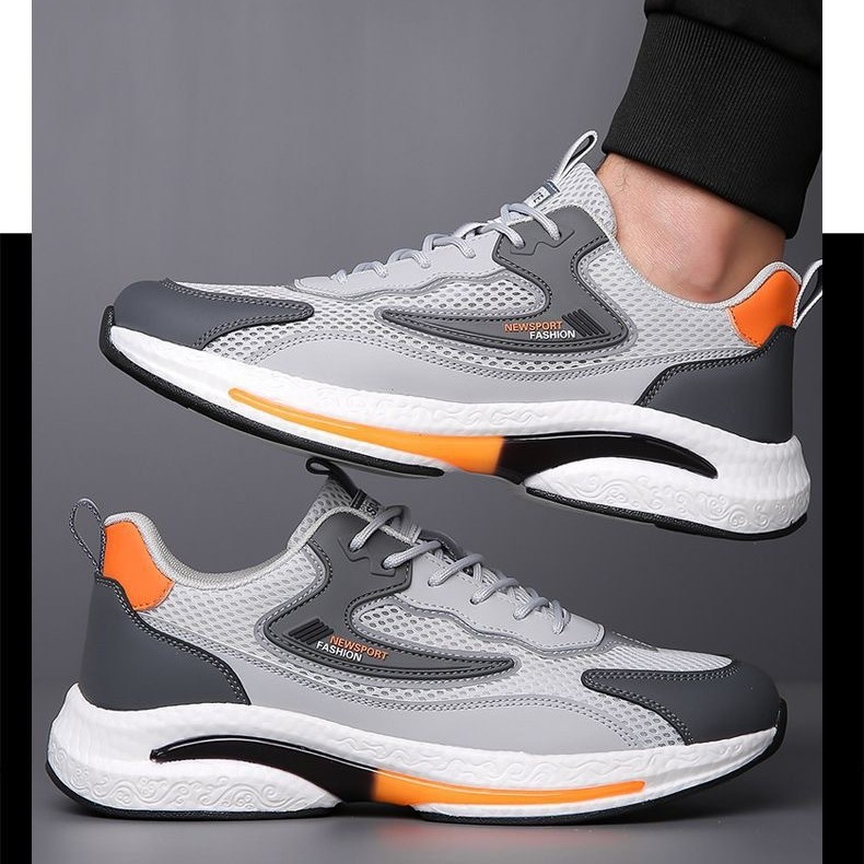 Zapatos deportivos para hombres 2026 nuevos zapatos deportivos transpirables para hombres zapatos casuales para estudiantes de carreras al por mayor