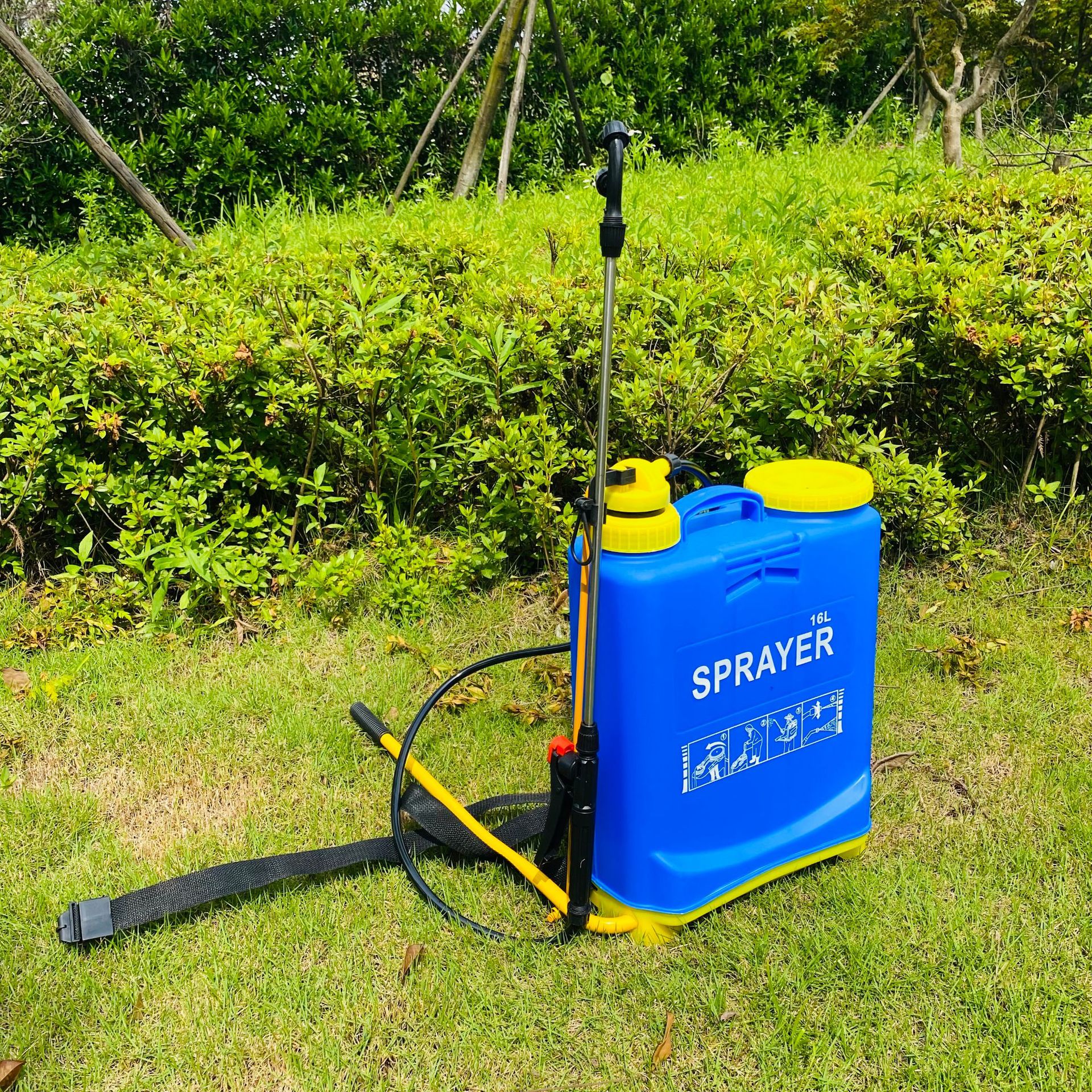 电动喷雾器农用宏新背负式充电自动打药机农药高压