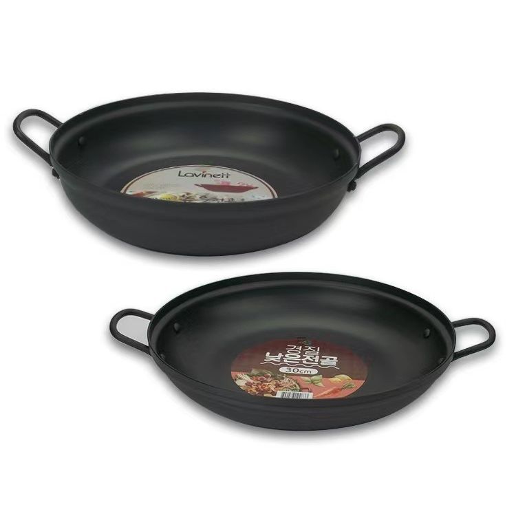 Olla coreana de aleación de aluminio para mariscos, guisos y fondue