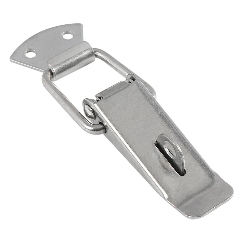 Acero inoxidable 304 pico resorte hebilla Caja de Herramientas cerradura caja de madera cerradura de metal caja de madera antirrobo fábrica de bloqueo