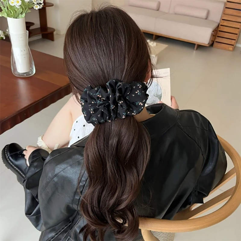 韓国風水玉クラウドバブルバナナクリップ、髪の量が少ない人向けの小さなヘアクリップ、ヘアクリップ、ヘアクリップ、横クリップ|undefined