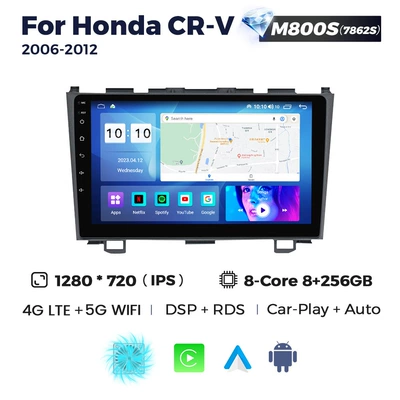 DVD Navigation: car large screen central - m800s-8256-eight-nuclear-netcom