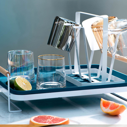 Ins style B&B simple glass cup home water cup hotel mouthwash cup trapezoidal whiskey cup high appearance