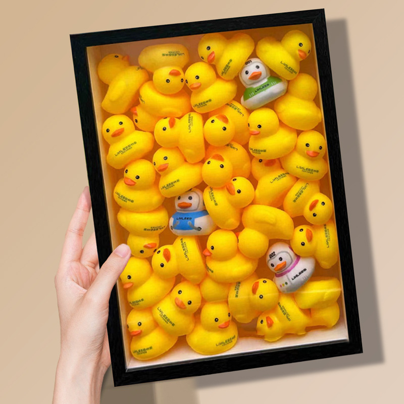 Wall-Mounted Storage Box Photo Frame Duck Display Frame Hollow Picture Frame Can Hold Small Ducks Wooden Frame Duck Fun Wall-Mounted Storage Box Photo Frame Duck Display Frame Hollow Picture Frame Can Hold Small Ducks Wooden Frame Duck Fun