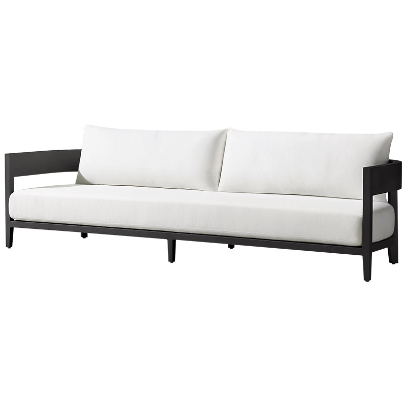Conjunto de sofás de teca para exteriores, para patio, jardín, balcón, muebles impermeables y resistentes al sol, para hotel, villa, terraza, mesa de centro de madera maciza