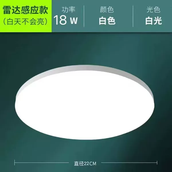 White, induction, 18W, 220mm, 110-265v