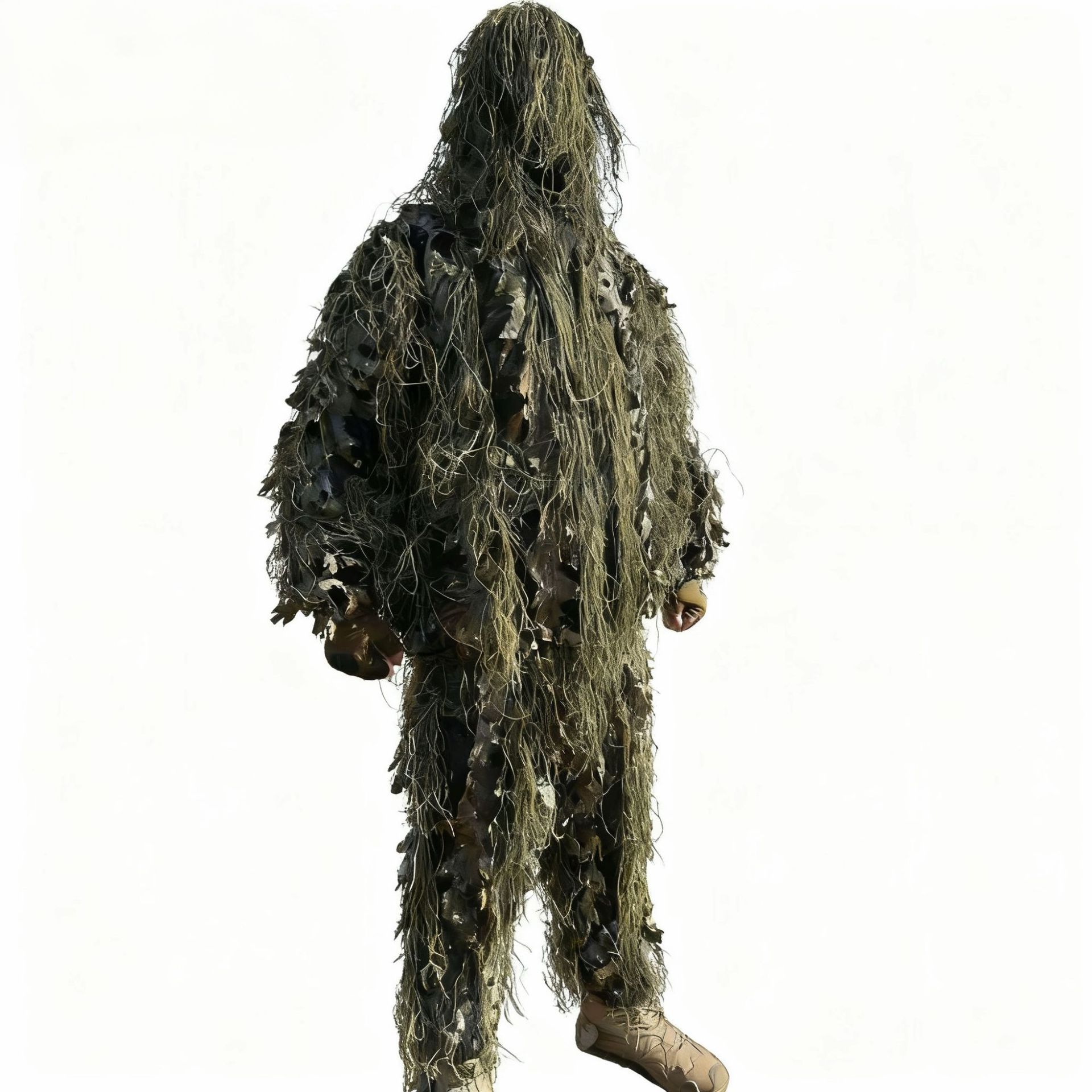 Camuflaje 3D híbrido jungle Geely traje de hoja de seda set de caza al aire libre set de hojas
