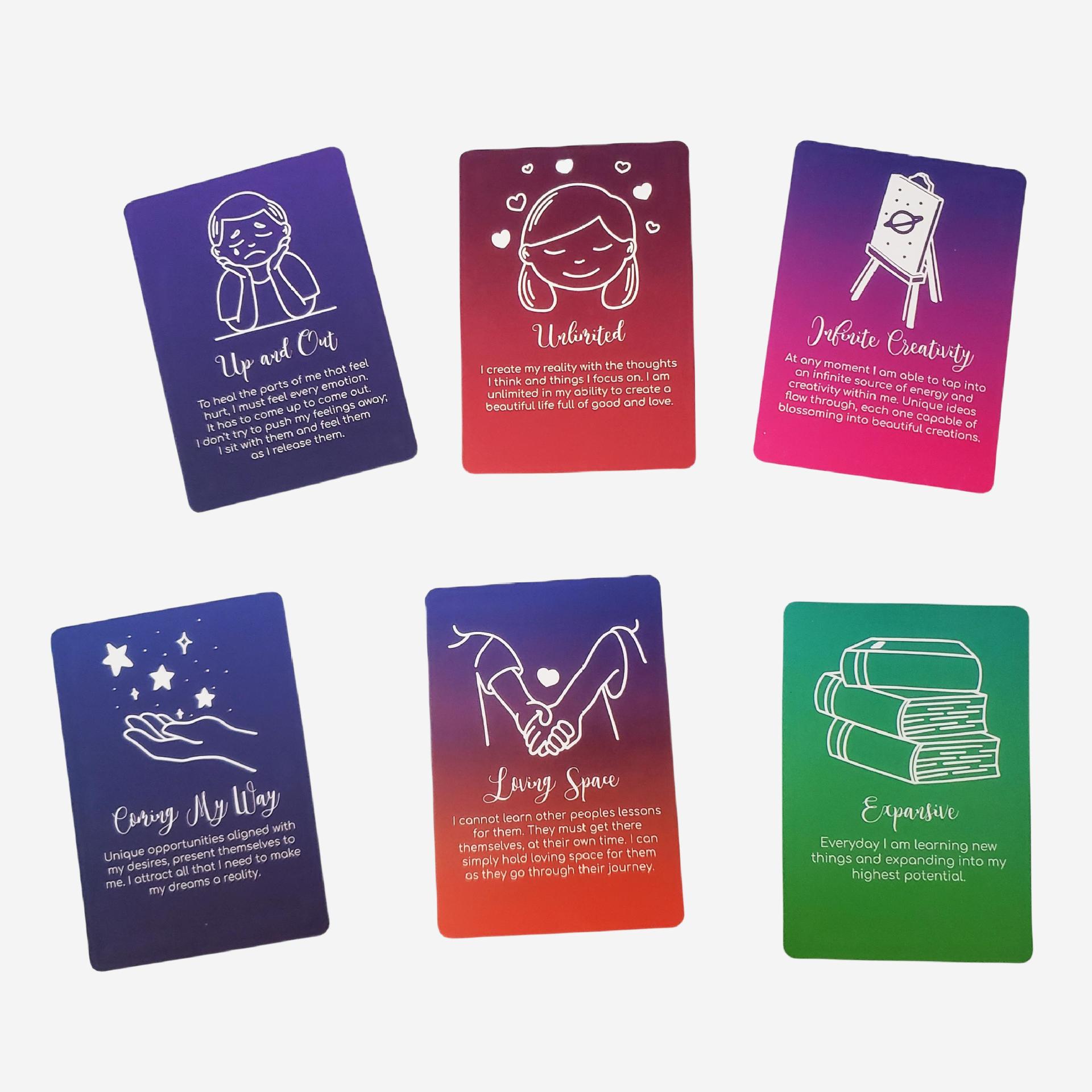 Mindful Messages Oracle Cards Mindfulness Meditation Game Set_voghion.com