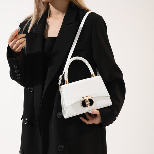 Simple Fashion Shoulder Bag  Winter New Bag Women's Simple Retro Crossbody Bag Korean Style Personalized Handbag