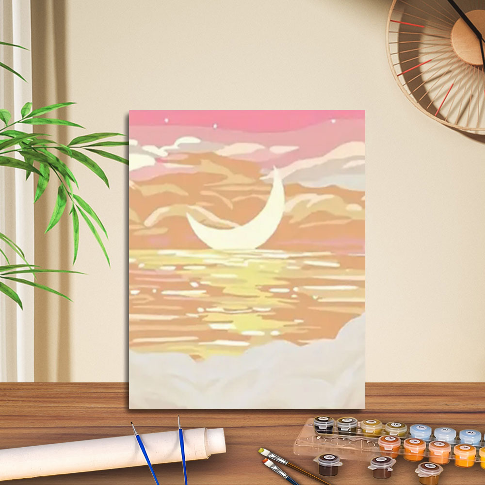 Transfronterizo jitdiy agente de pintura al óleo digital fabricantes al por mayor artesanal amazon pintura al óleo decorativa barraca de relleno
