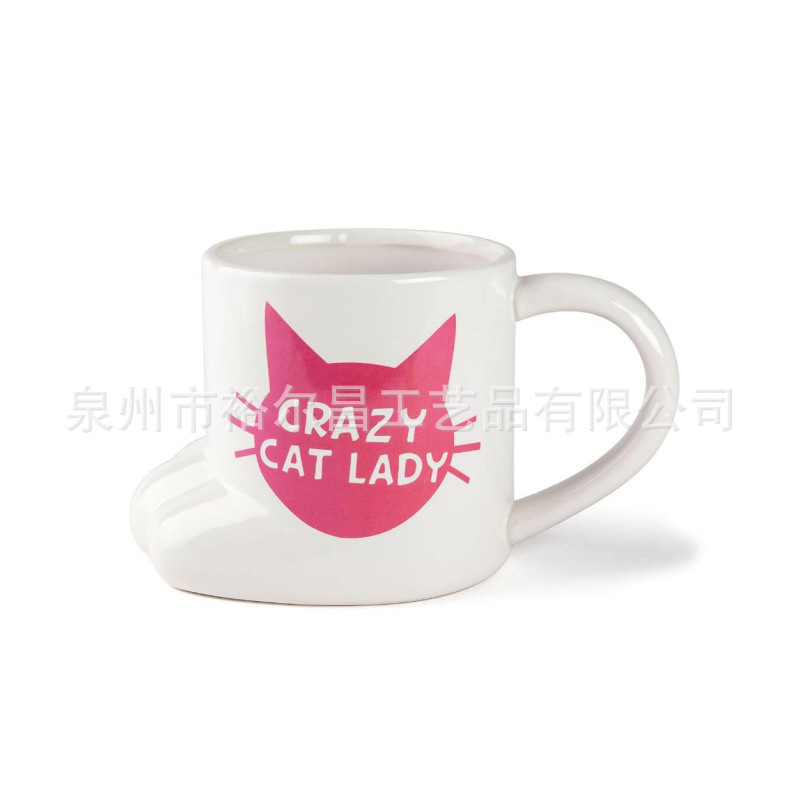 Novelty Ceramic Cup Special-shaped Coffee Cup Creative Cat Milk Cup Interesting Mug Cross-border Hot Selling Cup