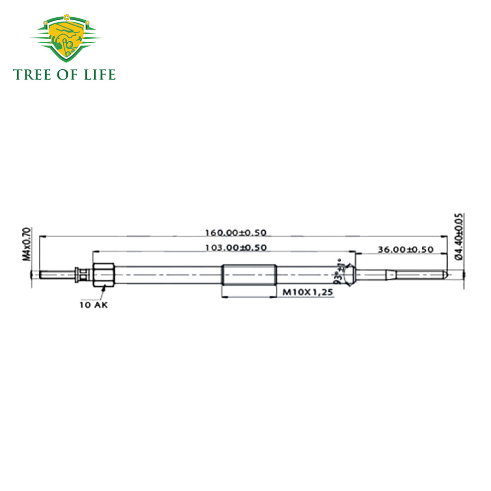 19850-0W010 0250202145 is suitable for Toyota's new dual-core heated glow plug