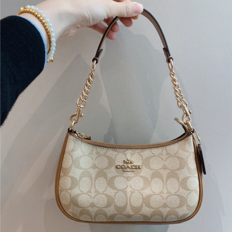 2025 Kojia Teri retro flor bolso de brazo de moda versátil impresión de cadena bolso mahjong bolso de hombro de mujer mochila