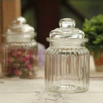 玻璃密封罐厨房杂粮食品储存罐子玻璃盖果酱储物罐茶叶罐蜂蜜瓶
