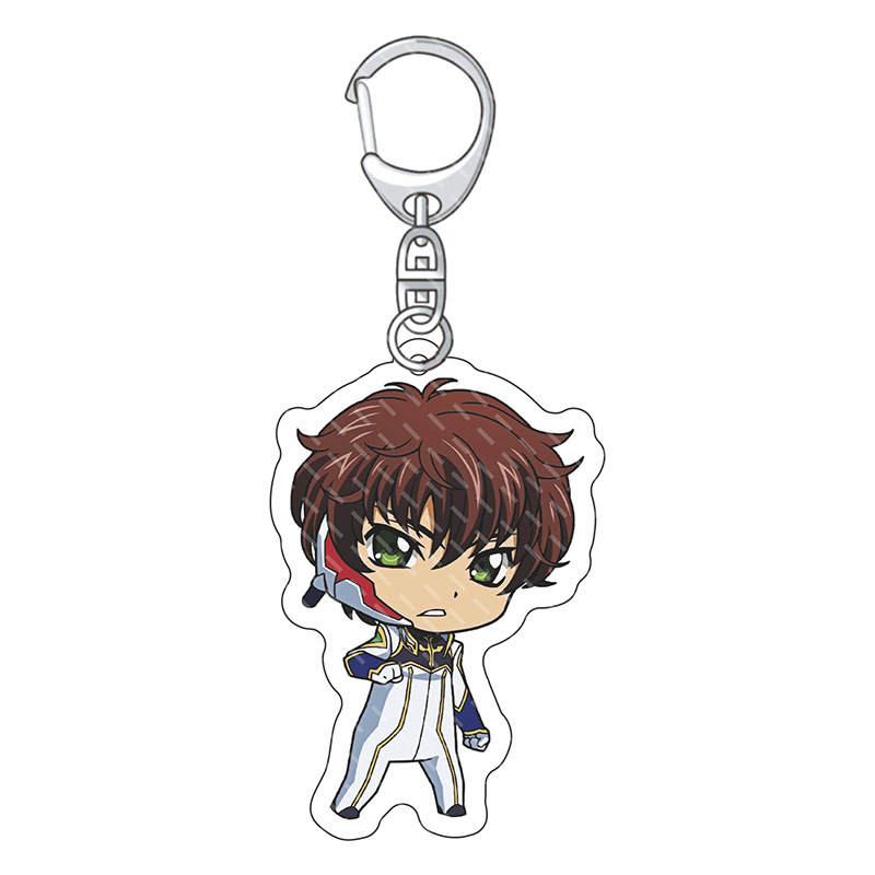 Code Geass 反叛的魯路修鑰匙扣 魯路修 樞木朱雀卡蓮 亞克力掛件