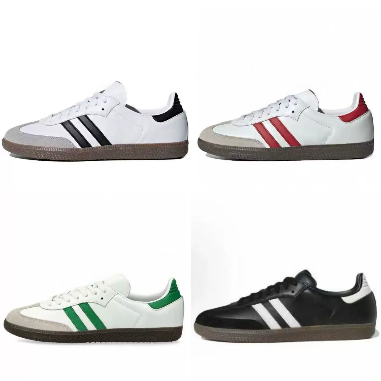 Трехлистные моральные тренировочные туфли, классические женские туфли Samba, белые туфли в американском стиле ретро, ​​повседневные кроссовки, спортивная обувь с низким берцем