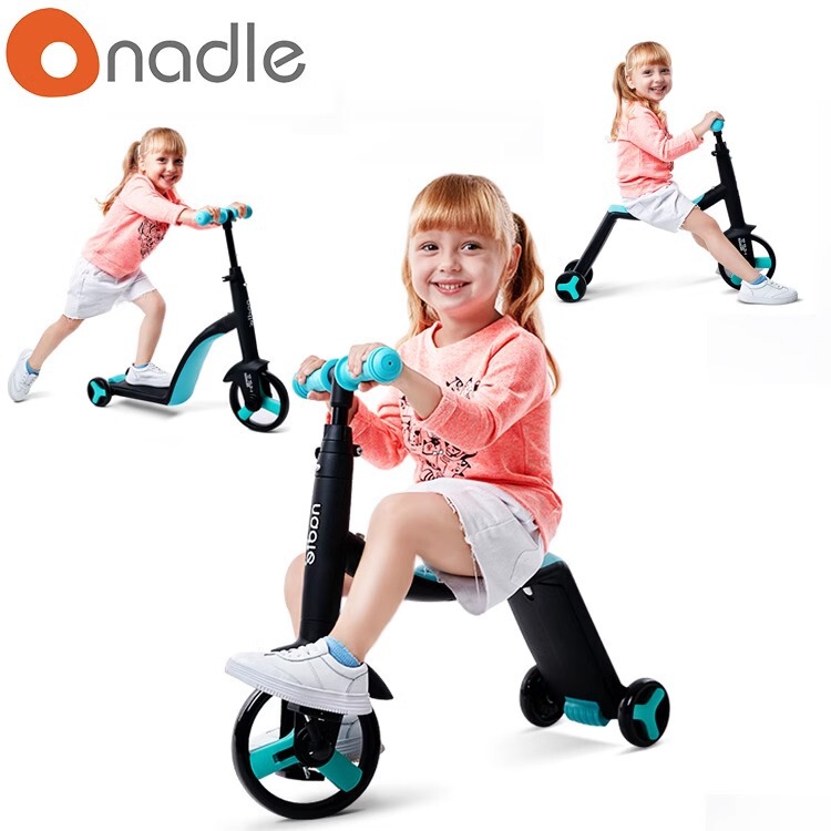 Natto Nadle Children's Scooter Three-In-One Ride-On Toy for 2-6 Year Old Boys and Girls, Multifunctional Vehicle Natto Nadle Children's Scooter Three-In-One Ride-On Toy for 2-6 Year Old Boys and Girls, Multifunctional Vehicle