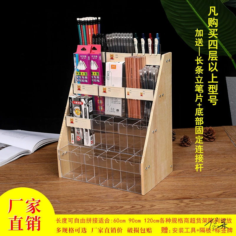 Подставка для акриловой ручки, пластиковая коммерческая акриловая подставка для ручки, нейтральная прозрачная подставка для шариковой ручки