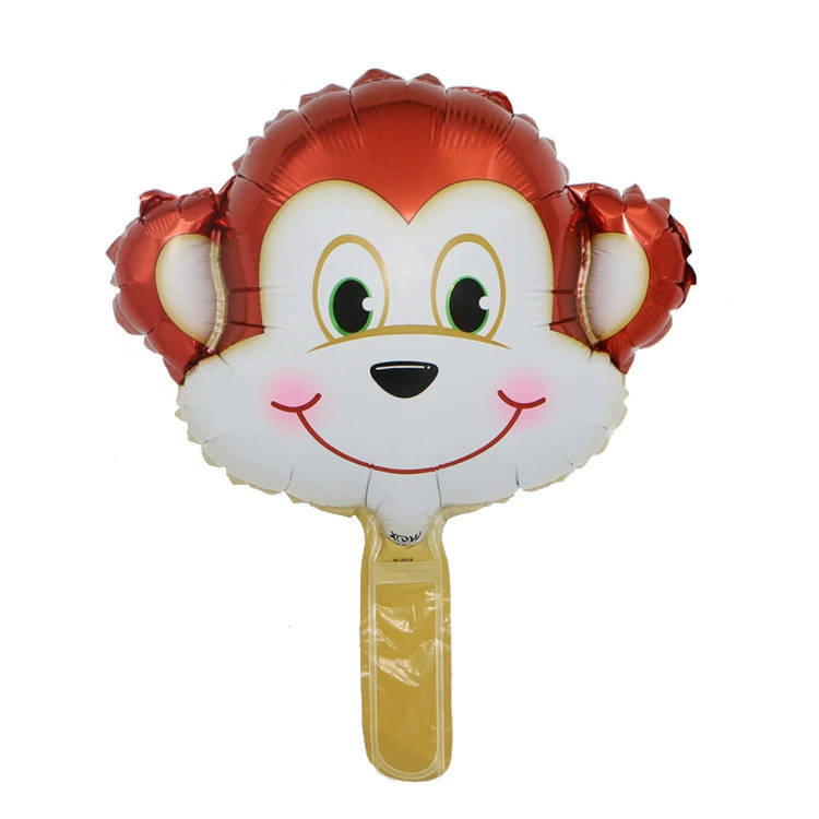 Cartoon balloon, lion, tiger, monkey