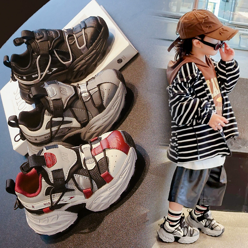 Детская мода на открытом воздухе альпинистская спортивная обувь 2024 осенняя обувь для мальчиков