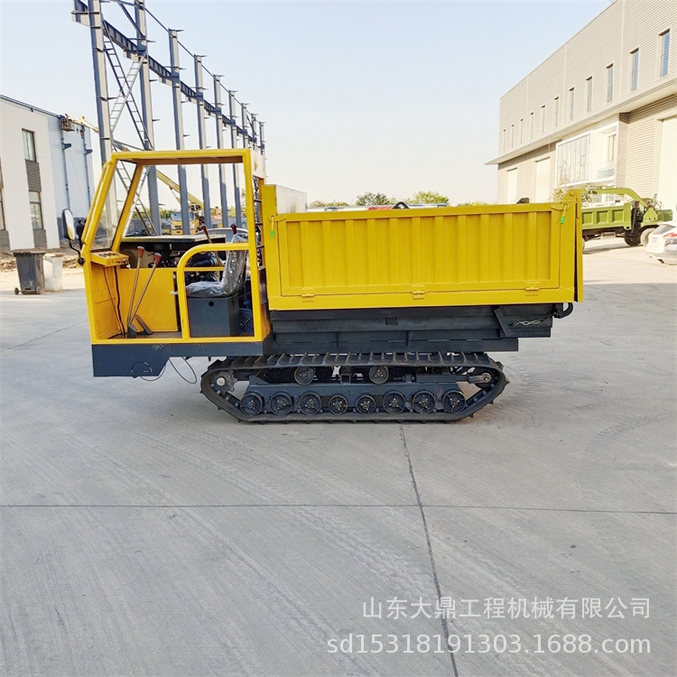 全地形拉混凝土链轨车 履带机翻斗车 山区果园履带运输车