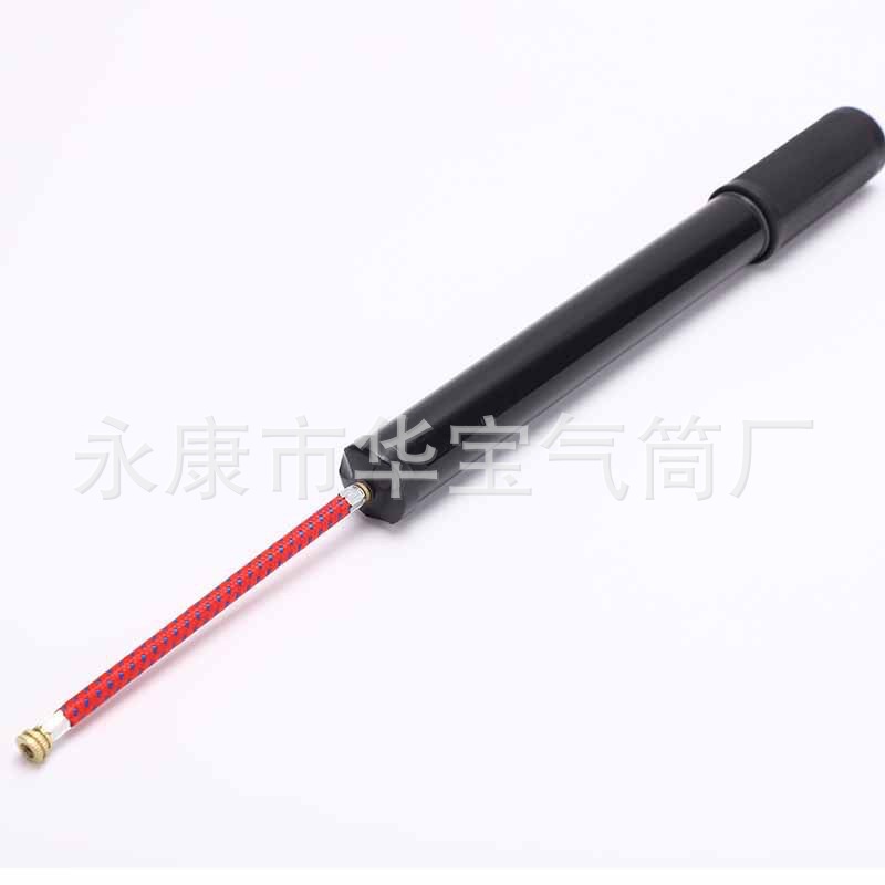 【华宝】30×400 300mm自行车美英法嘴打气筒便携轮胎打气