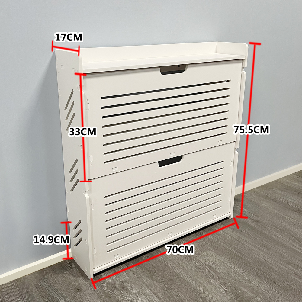 Armario para zapatos volcable ultra delgado (17cm), estilo europeo simple, ahorra espacio, para entrada o pasillo en apartamentos pequeños