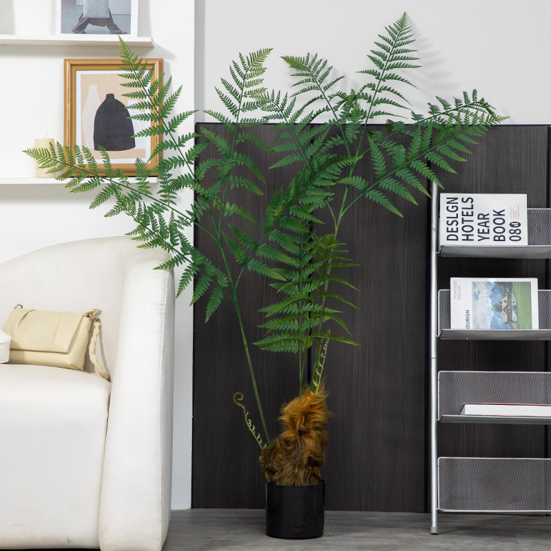 Planta artificial de lujo tipo “Ave del Paraíso”, diseño europeo de alta gama, ideal para decoración interior de sala u oficina