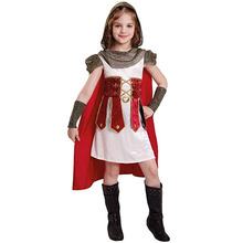 兒童節慶派對古羅馬服裝女孩羅馬公主cosplay舞台角色扮演出服