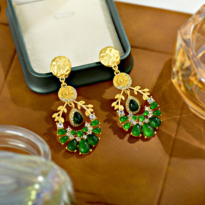 Retro turquoise earrings