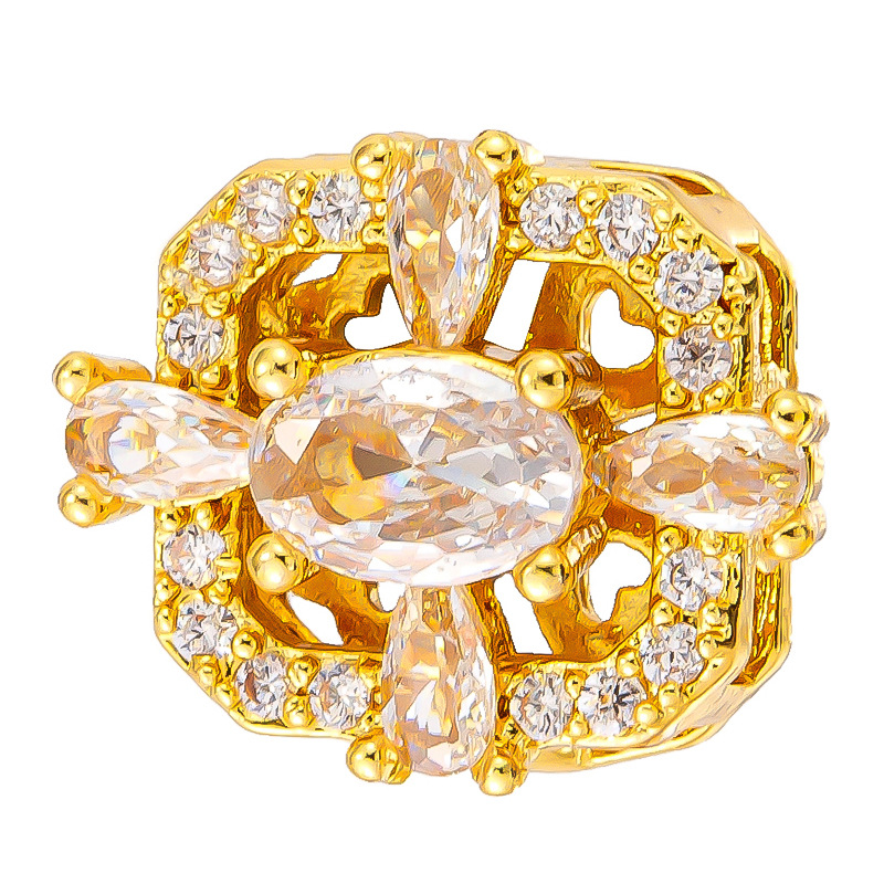 Douyin Venta caliente Colgante de microincrustaciones de cobre chapado al por mayor Cientos de colgantes de cobre opcionales a su gusto, fábrica de origen al por mayor sin cadena