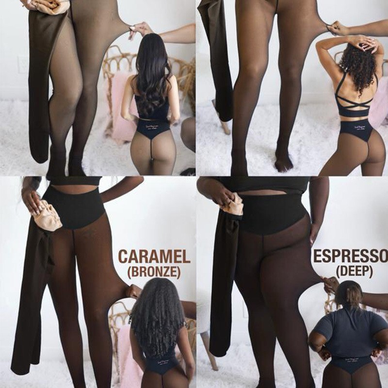 New European and American Style High-Waisted Wool-Lined Sheer Translucent Leggings with a Front Seam, Perfect for a Bare-Leg Look, Cross-Border Supply New European and American Style High-Waisted Wool-Lined Sheer Translucent Leggings with a Front Seam, Perfect for a Bare-Leg Look, Cross-Border Supply