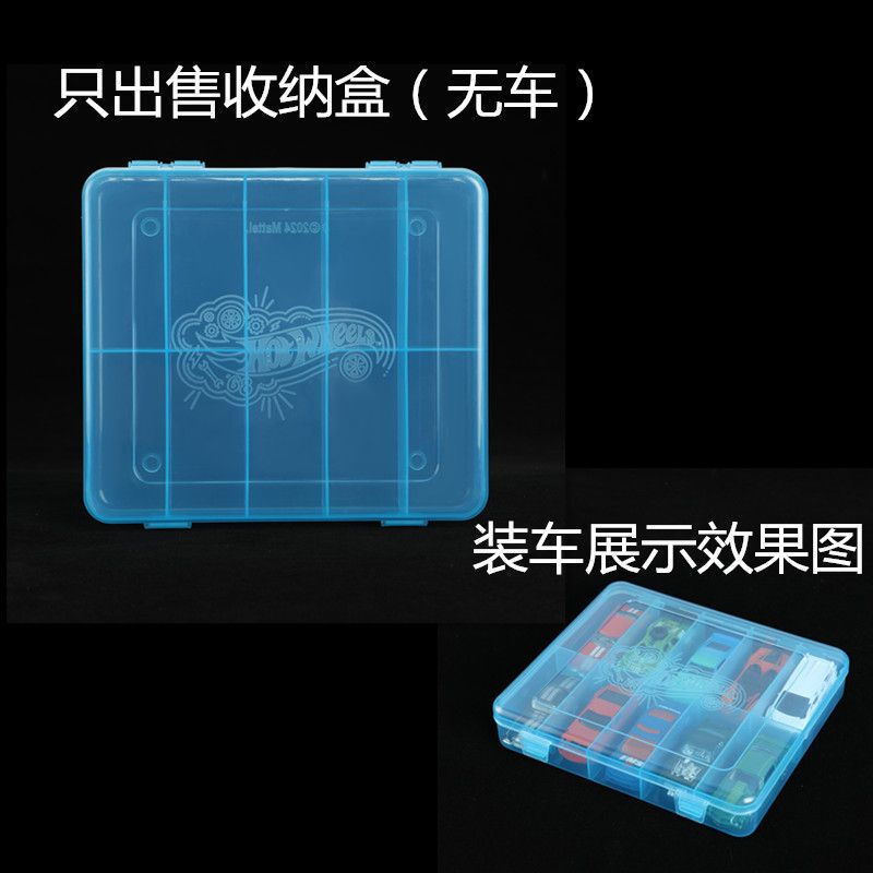 ✅ Hot Wheels Small Sports Car Storage Box for 10 Cars, 1:64 Scale Toy Car Models, Officially Licensed Car Model Storage
