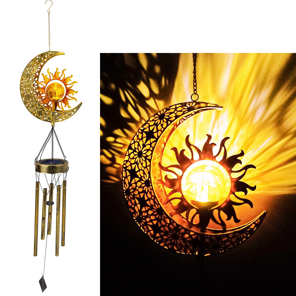 日月同辉风铃