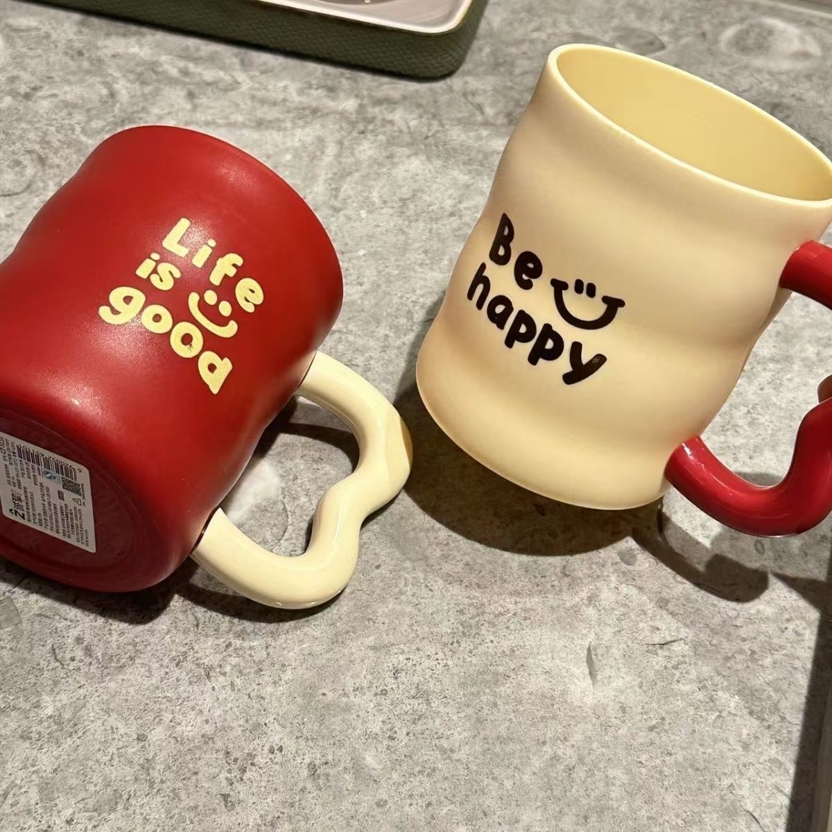 Söt tandborstmugg för par och studenter i badrummet_voghion.com