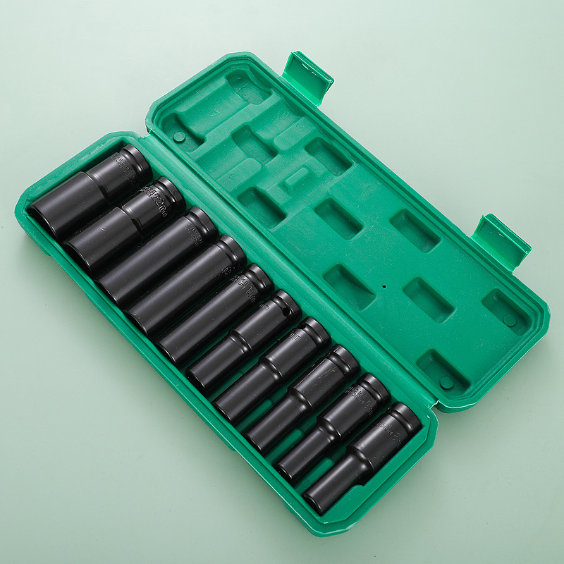 Negro manual manga alargada manga neumática hexagonal Jiutong 10 piezas neumático alargado manga conjunto 1/2 electroforesis