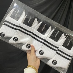 Mid-calf socks Summer thin breathable mesh men and women low-waist solid color parallel bars student college style sports boat socks