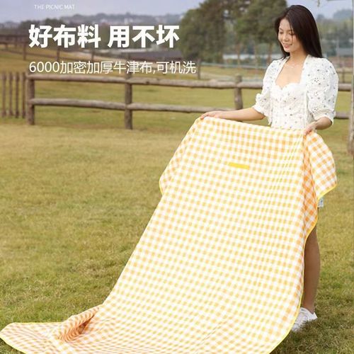 Picnic mat square groove mat thickened outdoor camping picnic equipment waterproof portable spring and autumn travel mat folding picnic cloth