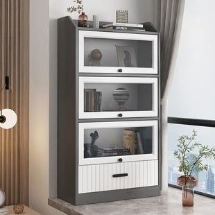 Bay Window Cabinet Storage Cabinet Balcony Sun Protection Storage Cabinet Multifunctional Storage Bedroom Bookcase Light Luxury Bookshelf