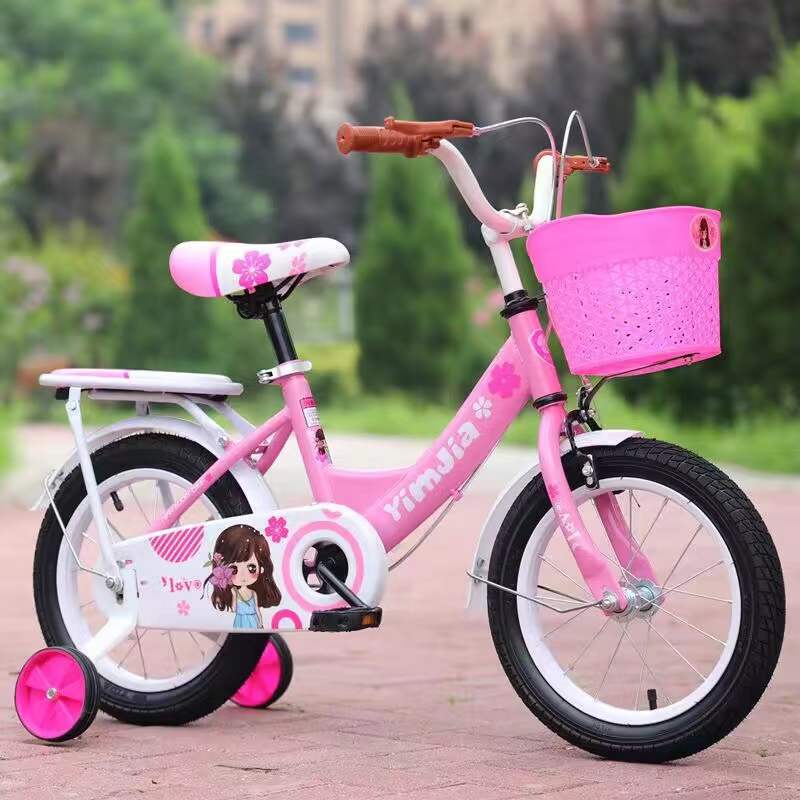 Children's bicycle princess girl bicycle 12-14-16-18 male and female baby 3-7-9 years old bicycle wholesale