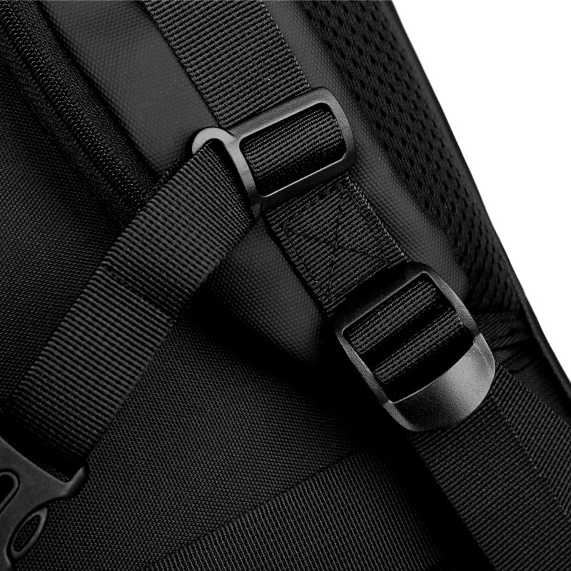Leather film backpack for men, large-capacity multi-functional business travel backpack, laptop bag, college student schoolbag undefined