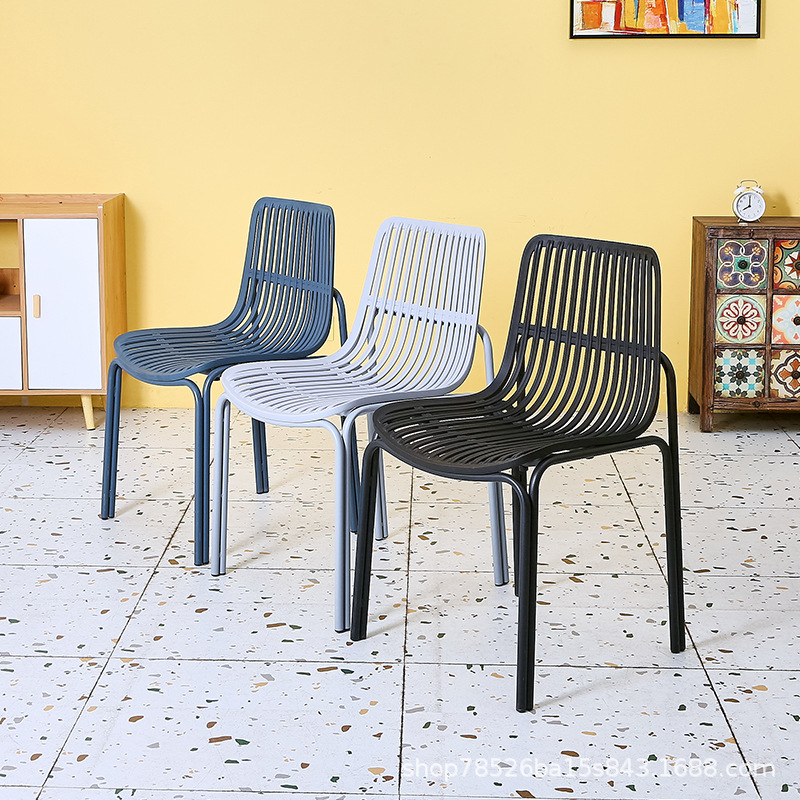 Milk Tea Shop Coffee Western Restaurant Outdoor Leisure Table and Chair Combination Bar Hotel B&B Balcony Outdoor Table and Chairs