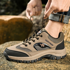 Men's Outdoor Hiking Shoes, High-Top Mesh Breathable Casual Shoes for Men, Large Size Training and Running Shoes Wholesale