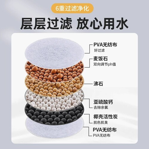 360-degree universal connector detachable shower filter household tap water splash-proof shower head general water purifier