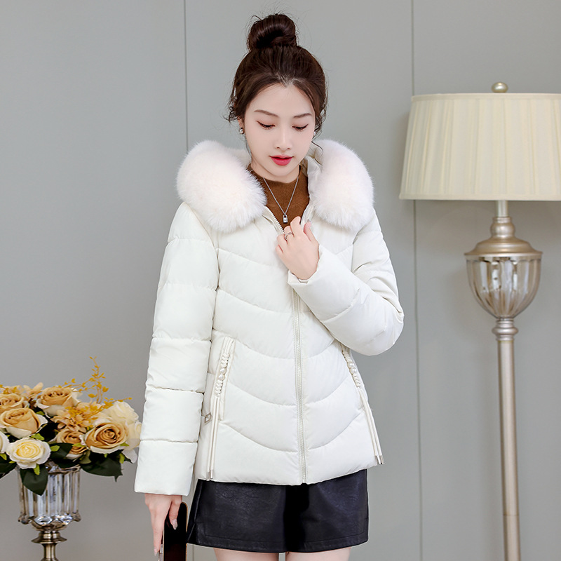Invierno plumón de algodón mujer 2025 nuevo algodón suelto corto ligero y grueso chaqueta de algodón pequeño image 9