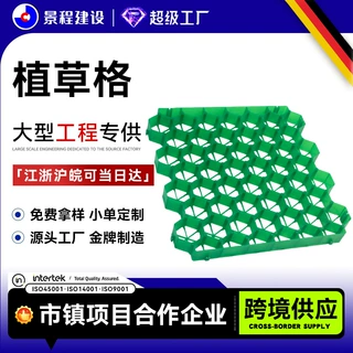 草坪格市政工程植草板停车场消防通道护坡小区园林绿化塑料植草格