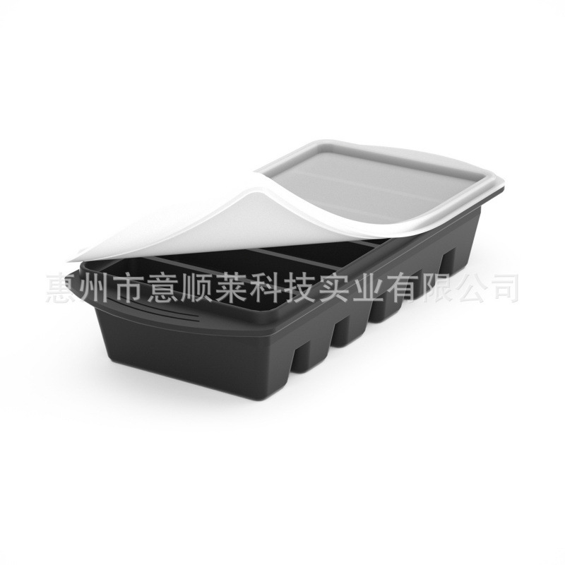 Black platinum organic silicone mold scaled, 125 ml, increased thickness